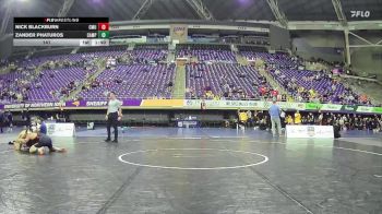 141 lbs Round 1 (6 Team) - Nick Blackburn, Central Michigan vs Zander Phaturos, Campbell