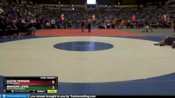 6A - 138 lbs Cons. Round 1 - Austin Timmons, Olathe North vs Brendan Lewis, Wichita-Northwest
