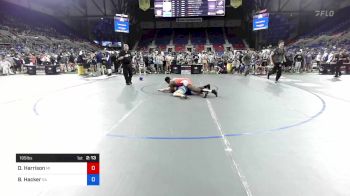 195 lbs Rnd Of 64 - Demond Harrison, Michigan vs Brock Hacker, Georgia