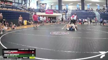 152/160 1st Place Match - Wyatt Warren, Unattached vs Drew DeForrest, Carolina Reapers