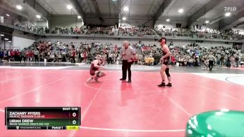 165 lbs Quarterfinal - Uriah Drew, Rogue Warrior Wrestling-AAA vs Zachary Myers, Wildcat Takedown Club-AA 