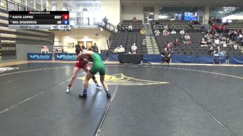 103 lbs Champ. Round 1 - Kaiya Lopes, Minot State vs Mia Siqueiros, Adams State