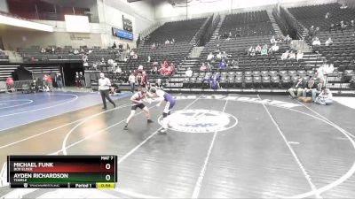 168 lbs Cons. Round 5 - Ayden Richardson, Tooele vs Michael Funk, Box Elder