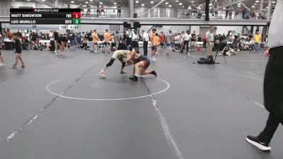 98 lbs Round 2 (6 Team) - Leo Murillo, Team Shutt B Team vs Matt Simonton, Freakztyle Wrecking Crew