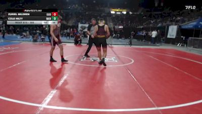 165 lbs Cons. Round 2 - Zuriel Mildren, Elko vs Cole Hilty, Nampa Christian