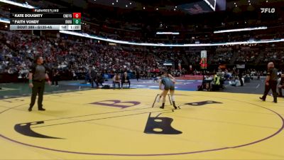 G135-4A 1st Place Match - Kate Doughty, Canon City Girls vs Faith Vondy, Severance Girls