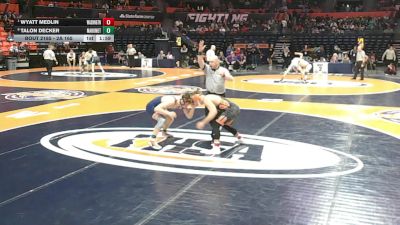 2A 165 lbs Quarterfinal - Wyatt Medlin, Washington vs Talon Decker, Mahomet (M.-Seymour)