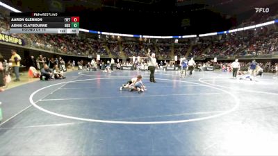 56 lbs Round Of 16 - Aaron Glennon, Exeter Twp vs AShai Claybourne, Kiski Area