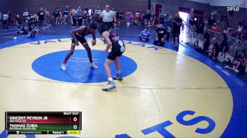 108 lbs Cons. Semi - Vincent Peyron Jr, RED WAVE WC vs Thomas Zubia, Peterson Grapplers
