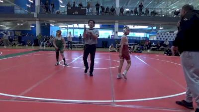 110 lbs Round 1 (6 Team) - Zack Cutler, Bishop Watterson vs Brandon Laurell, Oregon Clay