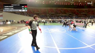 5A Boys 165 lbs Cons. Semi - Gavin Pogue, Eagle Point Boys vs Emmett Curl, Hillsboro Boys