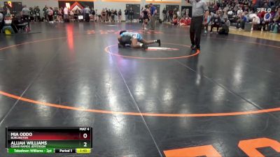 JV-4 lbs Round 3 - Mia Oddo, Burlington vs Alijah Williams, Cedar Rapids Jefferson