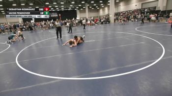 144 lbs 5th Place Match - Jacob Penzkover, LaCrosse Area Wrestlers vs Sebastian Rodriguez, Coachella Valley Wrestling Club