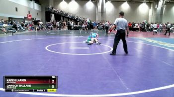 126 lbs Cons. Round 2 - Kaden Larkin, Hillsboro vs Dawson Ballard, Smithville