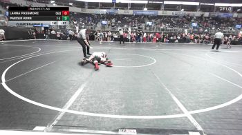 105.6-114.9 lbs Quarterfinal - Lahna Passmore, Chase County Wrestling Club vs Paezlie Kerr, F-5 Grappling