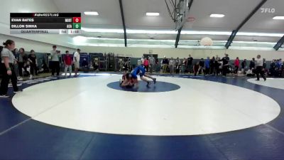 Quarterfinal - Dillon Sinha, Acalanes vs Evan Bates, Northgate