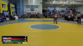 170 lbs Cons. Round 1 - Tre Hinton, St Georges Tech HS vs Derek Davis, Smyrna H S