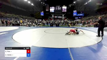 106 lbs Cons 8 #1 - Elijah Poe, California vs Cole Welte, Nebraska