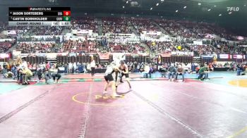 A - 157 lbs Champ. Round 1 - Castin Borkholder, Corvallis vs Jason Sorteberg, Sidney / Fairview