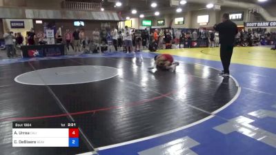 65 kg Cons 32 #1 - Anthony Urrea, California vs Chase DeBlaere, Beaver Dam Wrestling Regional Training Center