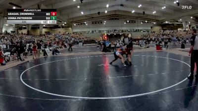 235 lbs Semis & 1st Wb (8 Team) - Abagail Cromwell, Maryville High School vs Jonna Patterson, Blackman High School