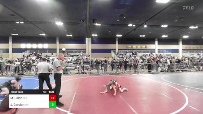 78 lbs Semifinal - Michael Dillon, Red Wave WC vs Joshua Isaac Garcia, Savage House WC