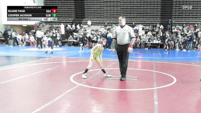 53 lbs Rr Rnd 1 - Blaine Page, All I See Is Gold Academy Stars - ESC vs Cooper Jackson, Clearview - ESC