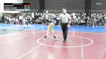 53 lbs Rr Rnd 1 - Blaine Page, All I See Is Gold Academy Stars - ESC vs Cooper Jackson, Clearview - ESC