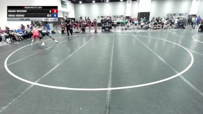126 lbs Noah Woods, Illinois vs Siraj Sidhu, California Blue