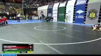 120 lbs Champ. Round 1 - Ethan Flaherty, Pacific vs Max Matthews, Carl Junction