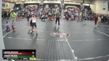 66 lbs Quarterfinal - Austin Graham, West Wateree Wrestling Club vs Mason Nelson, Summerville Takedown