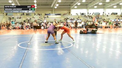 152 lbs Rr Rnd 3 - Katie Koeler, Quest School Of Wrestling Girls - HSG vs Miranda Lencrerot, MF Angels - HSG
