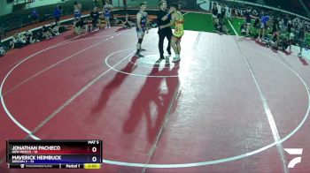 165 lbs Quarters & Wb (16 Team) - Jonathan Pacheco, New Mexico vs Maverick Heimbuck, Oregon 2