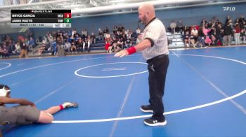 165 lbs Cons. Round 2 - Bryce Garcia, Northern Colorado vs Jamie Watts, York (Neb.)