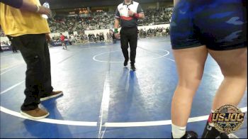 165 lbs Quarterfinal - Audrey Brandt, Austin Wrestling Academy vs Mahlea Warrior, Tecumseh Youth Wrestling