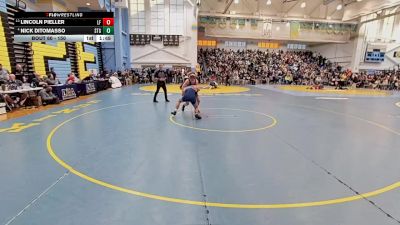 150 lbs Champ. Round 1 - Lincoln Pieller, Lake Forest H S vs Nick DiTomasso, St Georges Tech HS