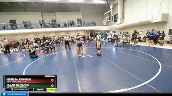 155 lbs Semifinal - Alexis Kirkland, Bonneville Wrestling vs Merissa Johnson, Davis Wrestling Club