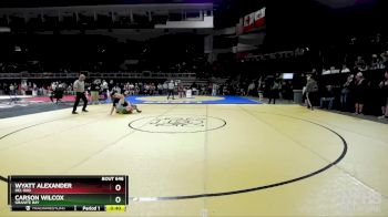 150 lbs Cons. Round 3 - Carson Wilcox, Granite Bay vs Wyatt Alexander, Del Oro