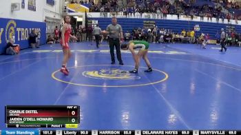 105 lbs Cons. Round 2 - Jaiden O`dell Howard, NORTHMONT vs Charlie Distel, ARCADIA