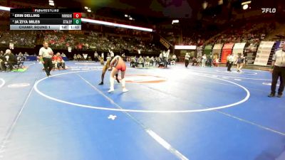 135 Class 2 lbs Champ. Round 1 - Erin Delling, Parkway Central vs Ja`ziya Miles, Staley