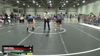 215 lbs Cons. Round 2 - Christian Bohnenblust, Clearwater vs Mark Rayas, Dodge City Academy