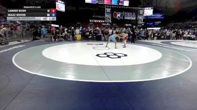 126 lbs Cons. Quarters - Lander Bosh, UT vs Isaac Novod, MA