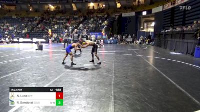 125 lbs Consi Of 16 #2 - Noah Luna, Appalachian State vs Richie Sandoval, CSU-Bakersfield