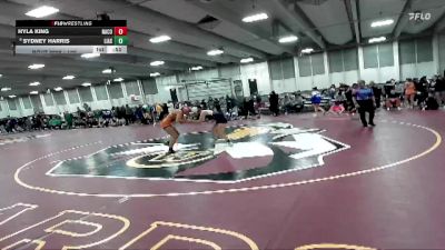 120 lbs Cons. Round 4 - Hyla King, Natrona County vs Sydney Harris, Little Axe