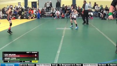 75 lbs Round 3 - Henry Cook, Waconia Wrestlng Club vs Coy Wilson, Grand Rapids Grapplers