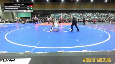 92 lbs Semifinal - Mateo Montanaro, Prophecy vs Jacobie Robbins, Greater Heights Wrestling