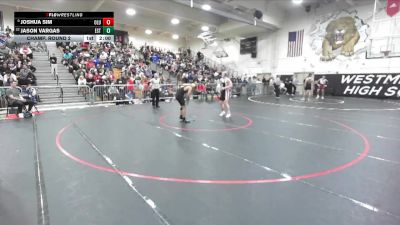144 lbs Champ. Round 2 - Jason Vargas, Estancia vs Joshua Sim, Lutheran/Orange