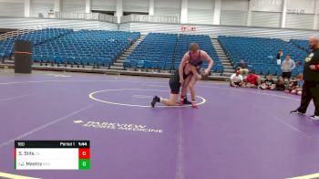 160 lbs Cons. Round 7 - Jimmy Mastny, Marian Central Catholic vs Silas Stits, Center Grove