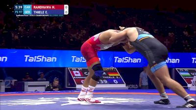 97 kg Qualif. - Nishan Preet Singh Randhawa, Canada vs Erik Sven Thiele, Germany