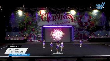 Luxe Cheer - Tiny Tiaras [2023 L1.1 Tiny - PREP - D2 Day 1] 2023 Spirit Celebration Christmas Grand Nationals
